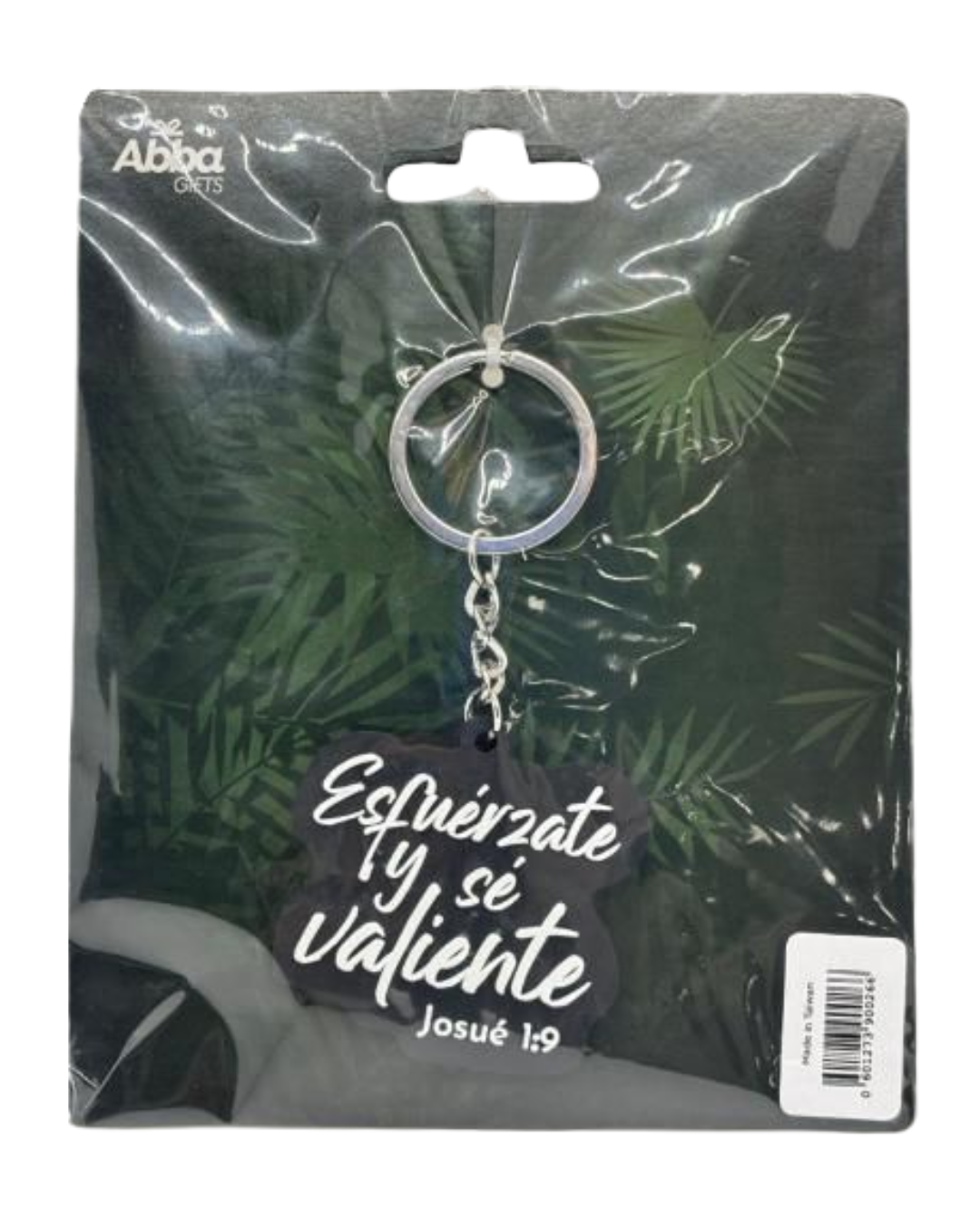 Llavero caucho. Esfuérzate y sé valiente
