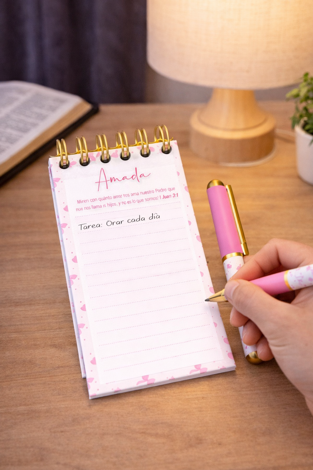 Notepad y Boligrafo- Amada