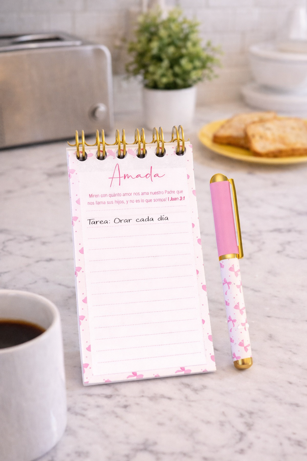 Notepad y Boligrafo- Amada