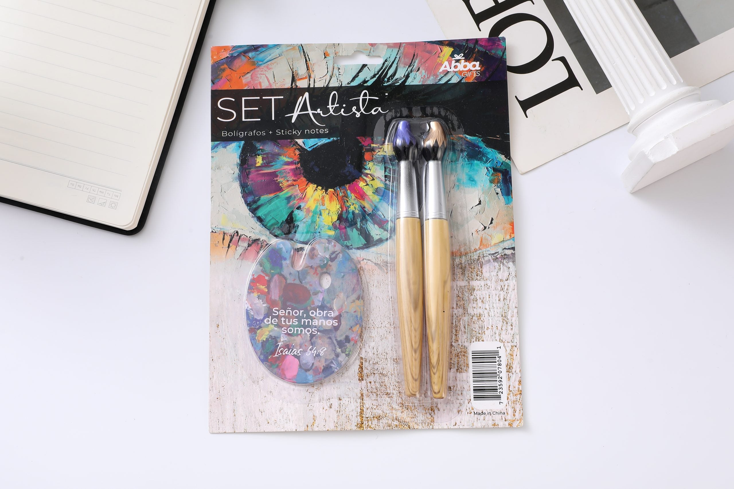 Pack creativo de dos bolígrafo y sticky notes - Variedad