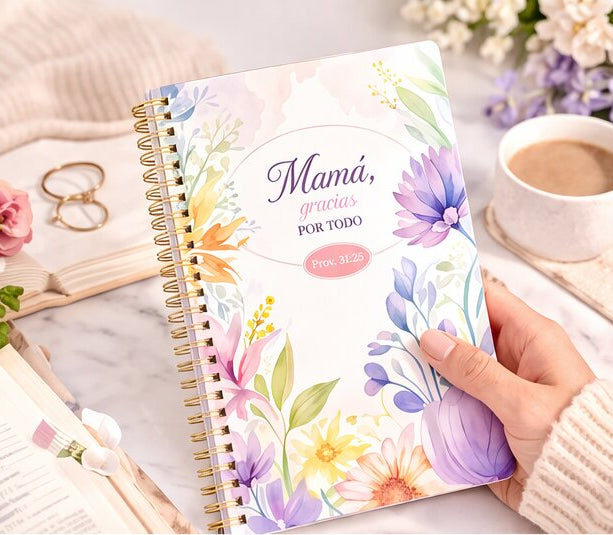 Pack libreta anillas con bolígrafo. Mamá 2