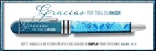 Bolígrafo de lujo Gracias - Pura Vida Books