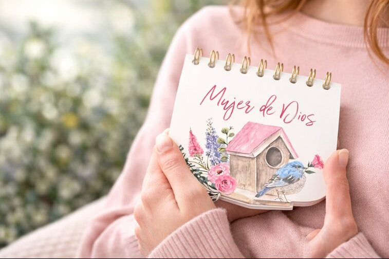 Libreta troquelada Mujer de Dios
