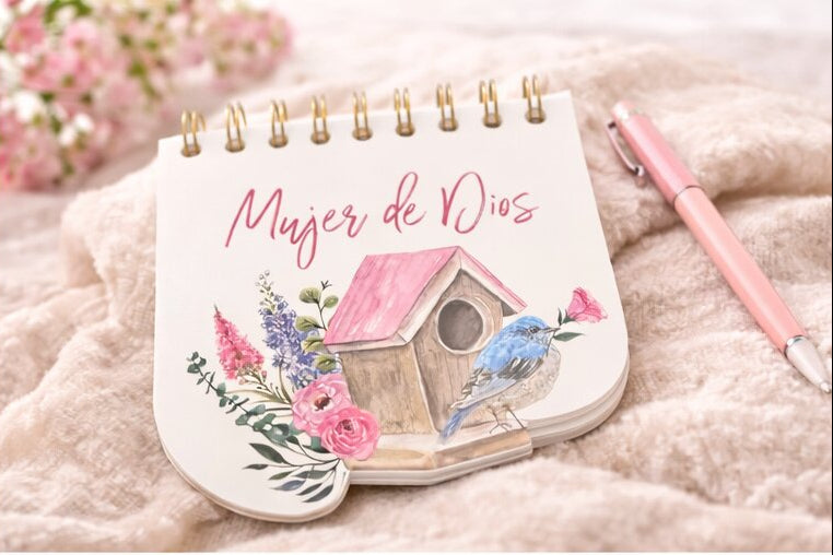 Libreta troquelada Mujer de Dios