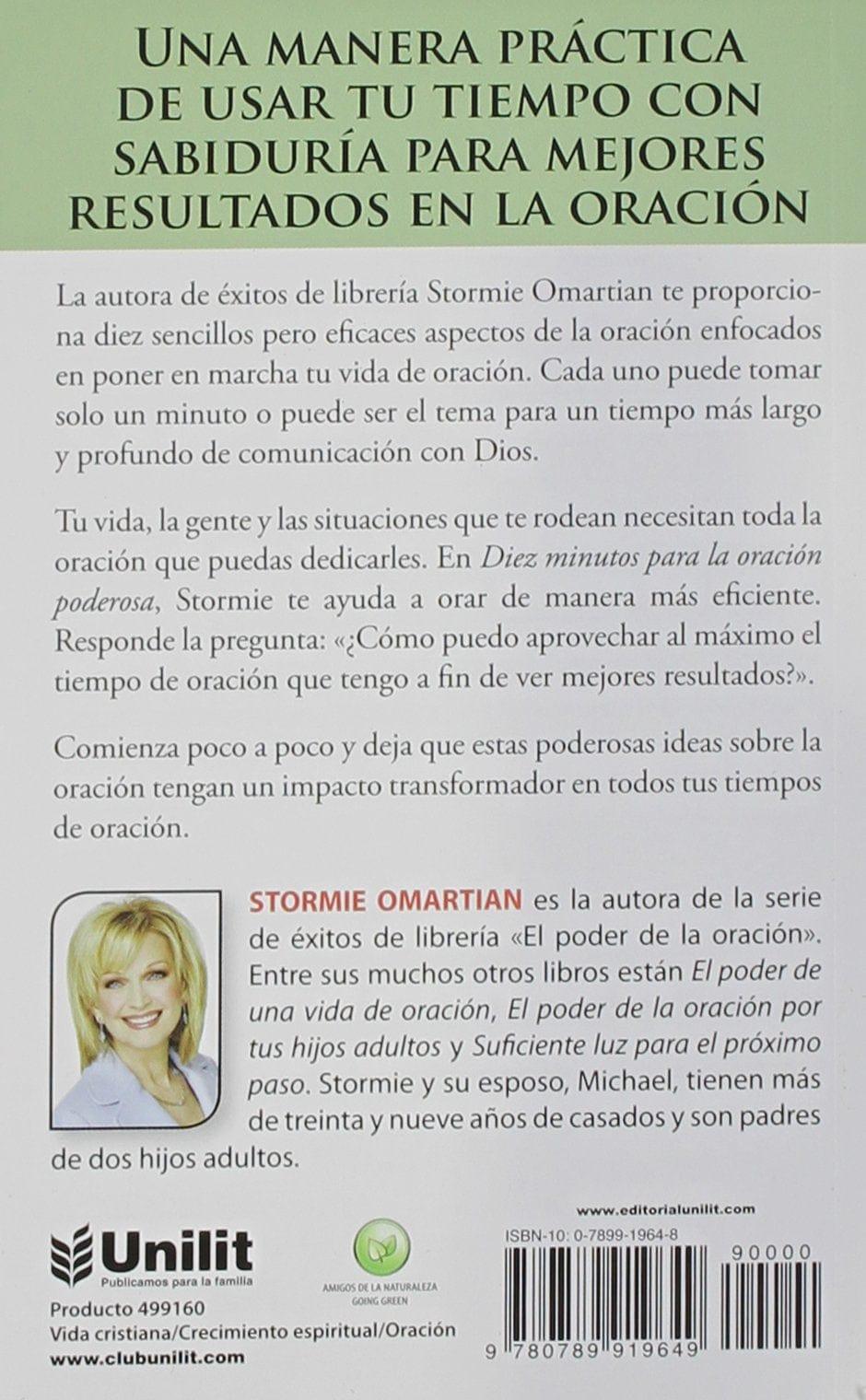 Diez Minutos Para la Oracion Poderosa - Stormie Omartian (Bolsillo) - Pura Vida Books