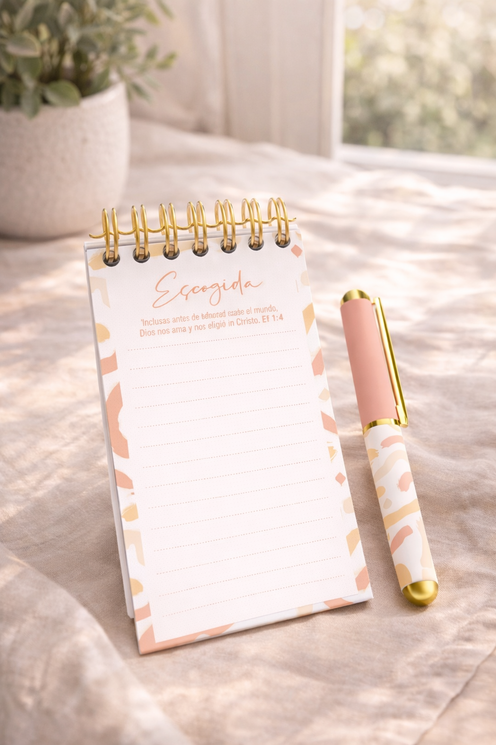 Notepad y Boligrafo- Escogida