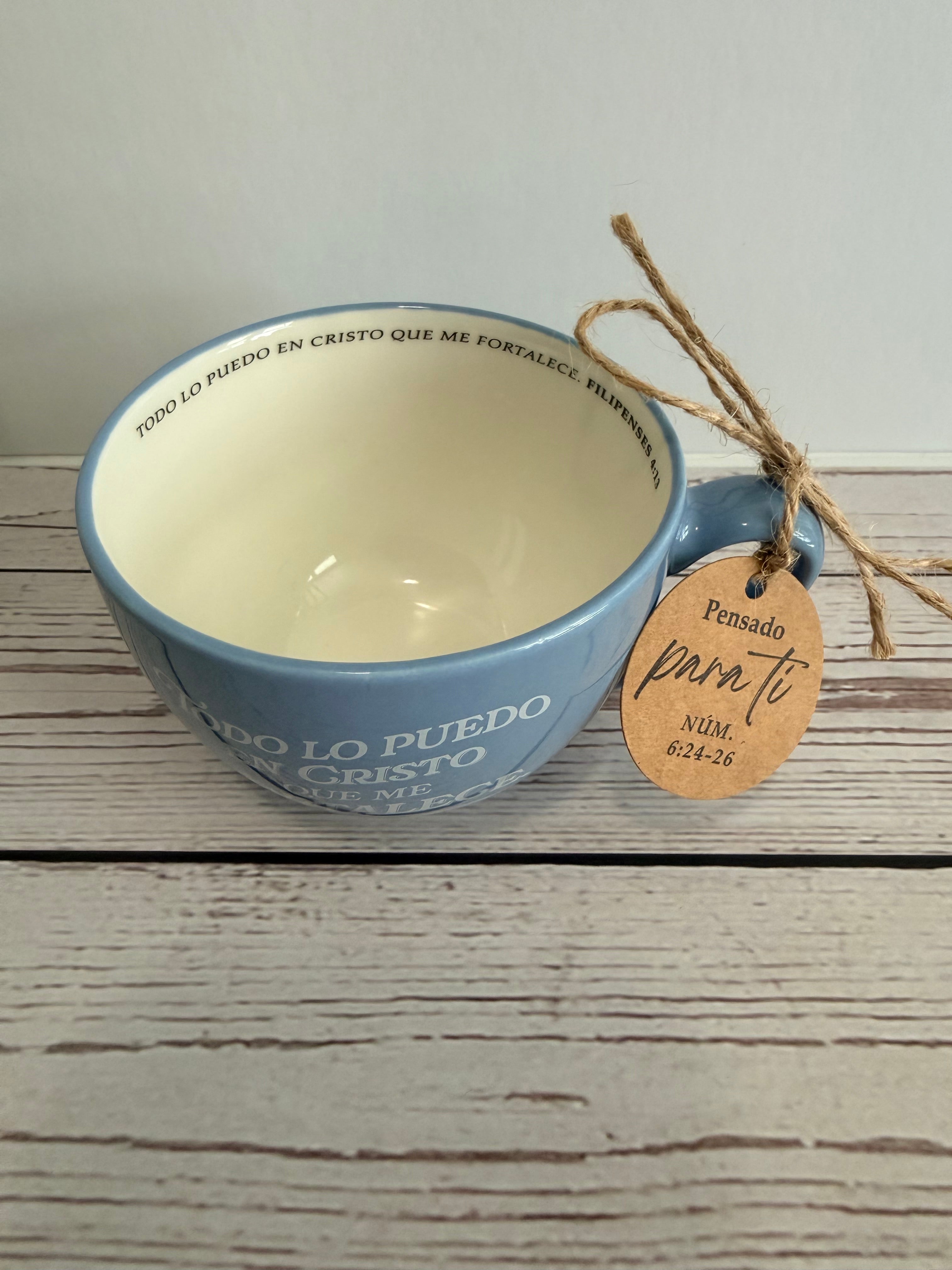 Taza 10 Oz. Colección Renuevo. Todo lo puedo