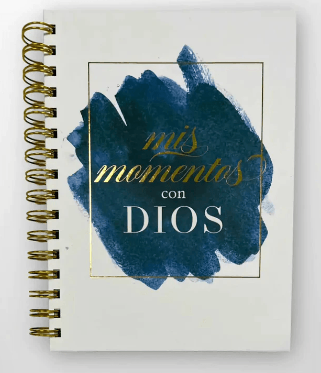 Libreta Devocional: Mis Momentos con Dios - Elegancia Azul