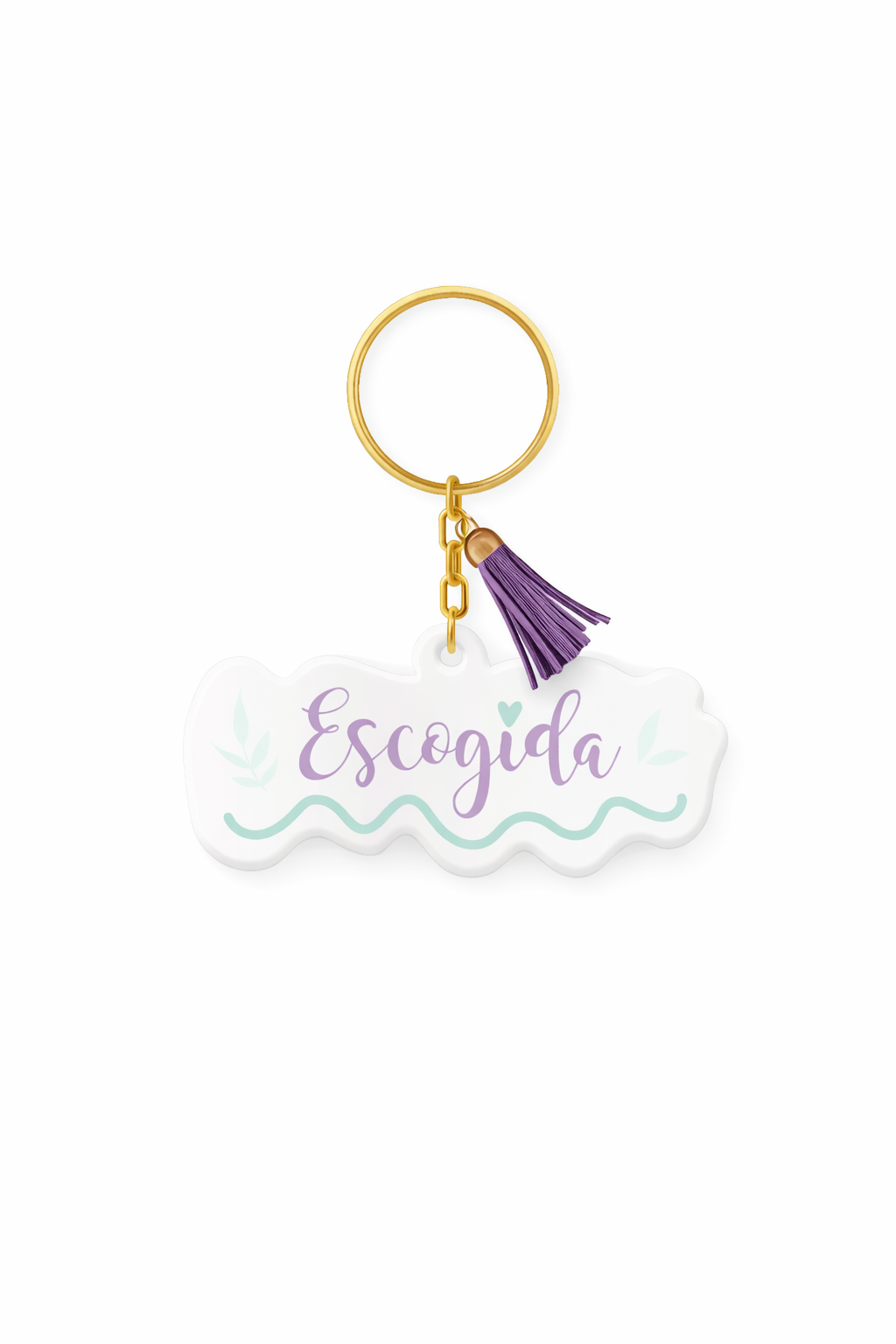 Llavero Acrilico con Tassel - Escogida