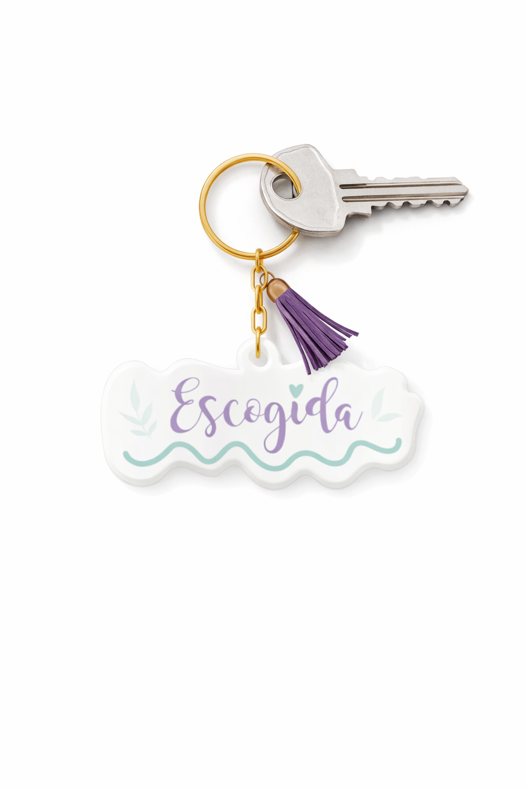 Llavero Acrilico con Tassel - Escogida