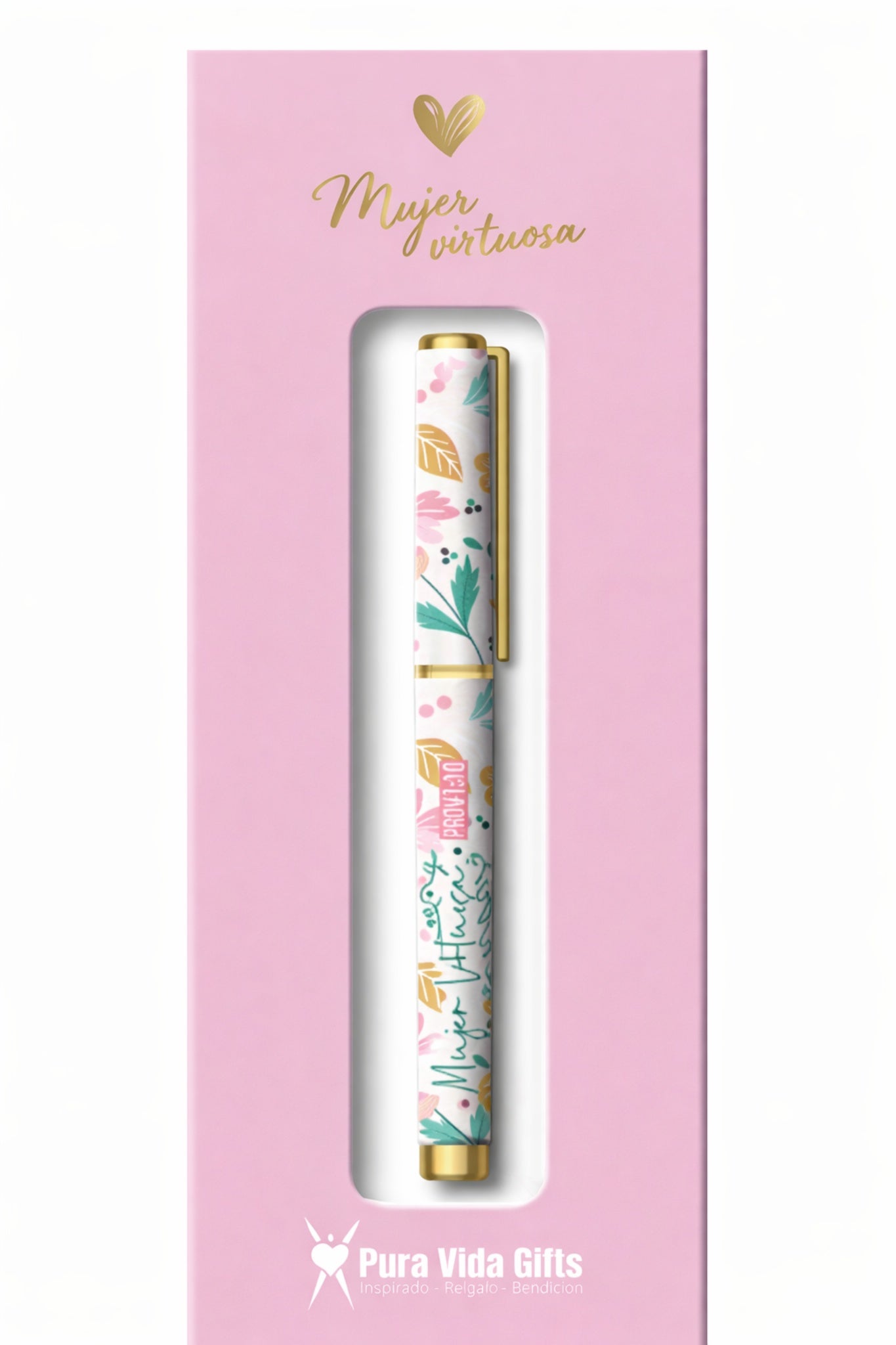 Boligrafo en caja - Mujer Virtuosa
