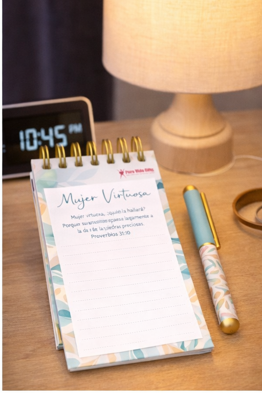Notepad y Boligrafo- Mujer Virtuosa