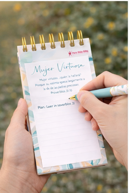 Notepad y Boligrafo- Mujer Virtuosa