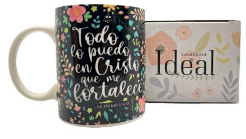 Taza Colección Ideal | 12 oz con Caja y Versículo Bíblico