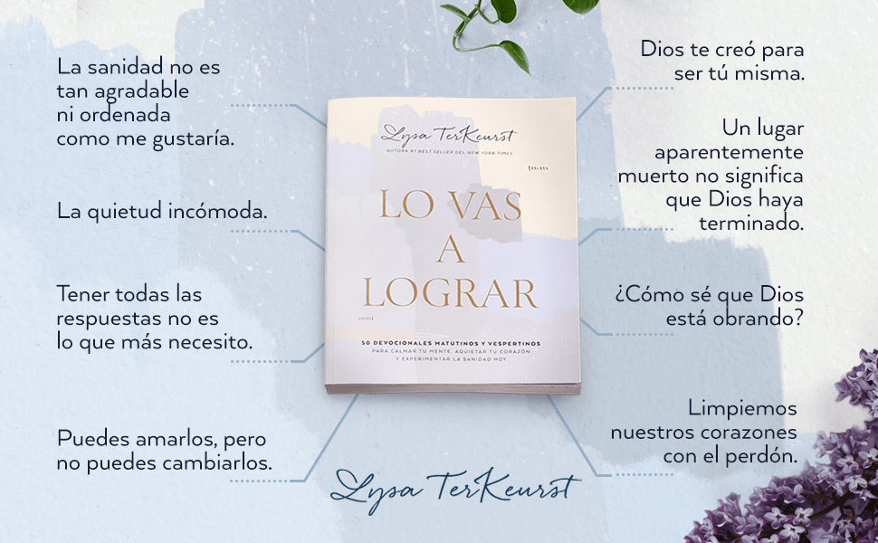 Lo vas a lograr -Lysa Terkeurst