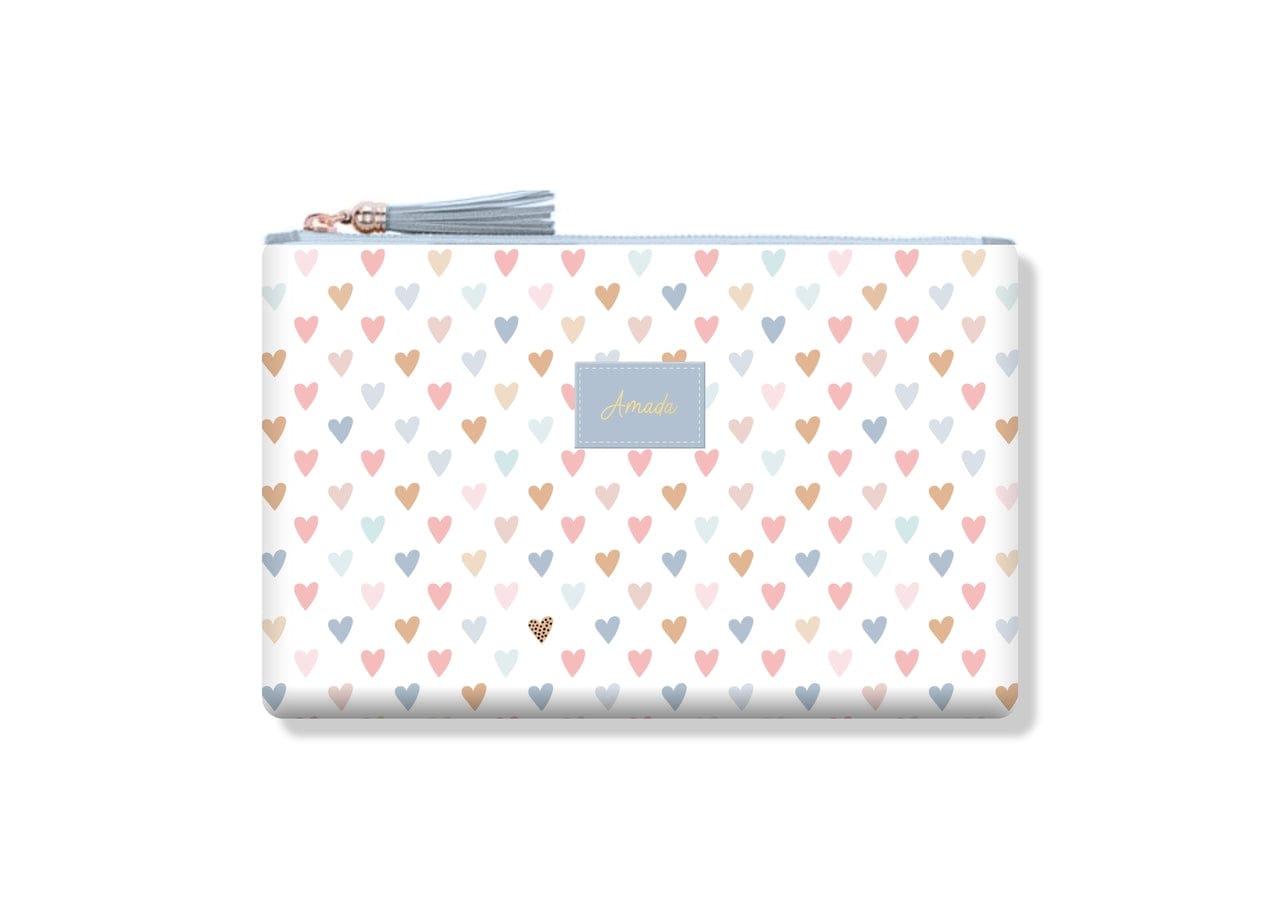 Amada - Zipper Pouch Corazones