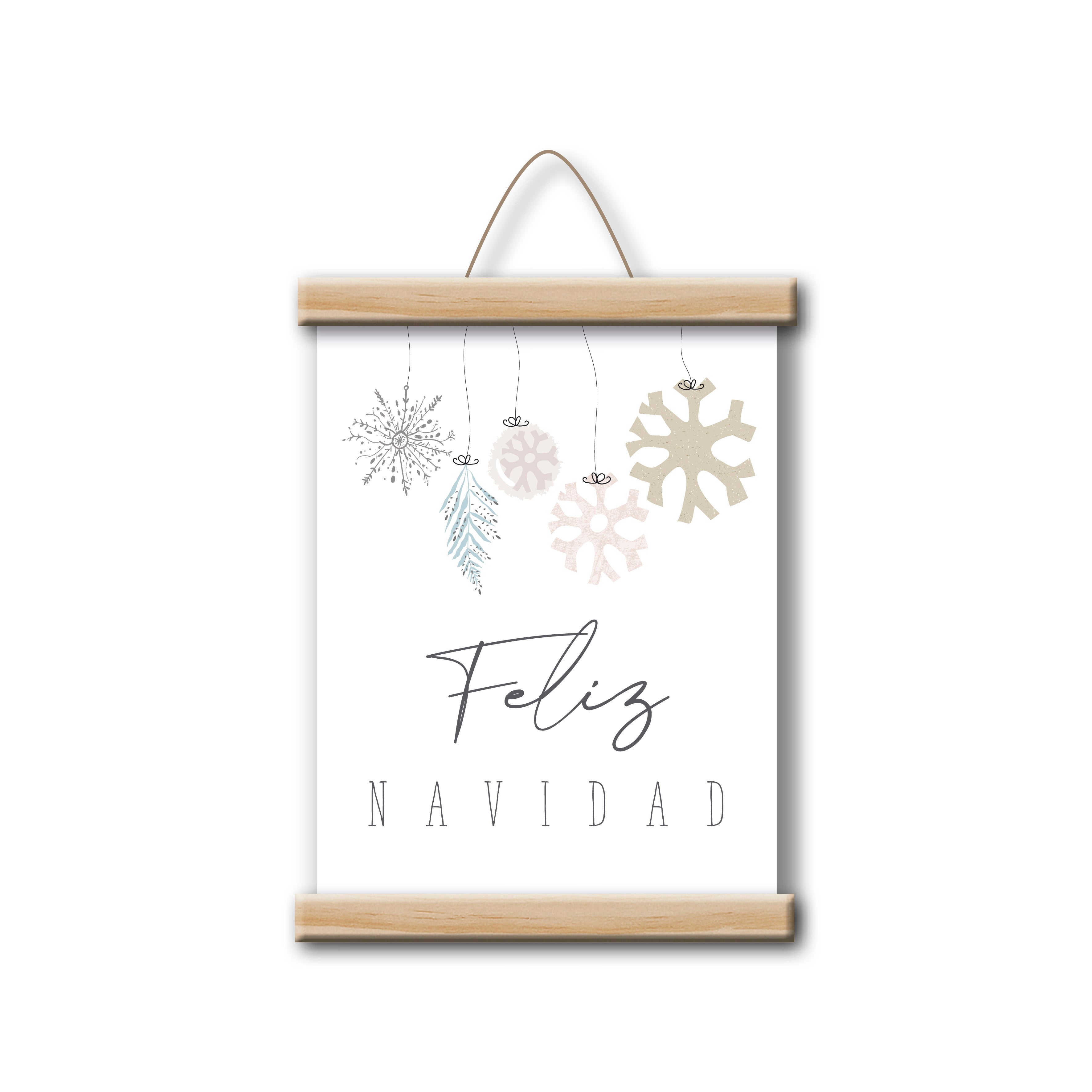 Cuadro Canvas Scroll - Feliz Navidad - Pura Vida Books