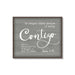 Cuadro Blackboard - Contigo - Pura Vida Books