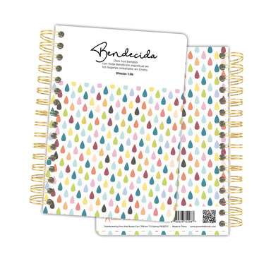 Bendecida - Libretas Lineas & Flores - Pura Vida Books