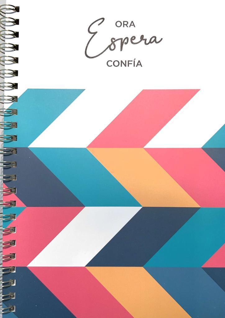 Ora Espera Confía - Libretas Lineas Flores II - Pura Vida Books