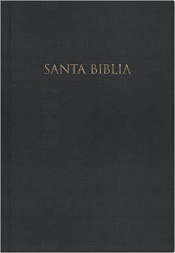 Biblia RVR 1960 tapa dura negra economica - Pura Vida Books