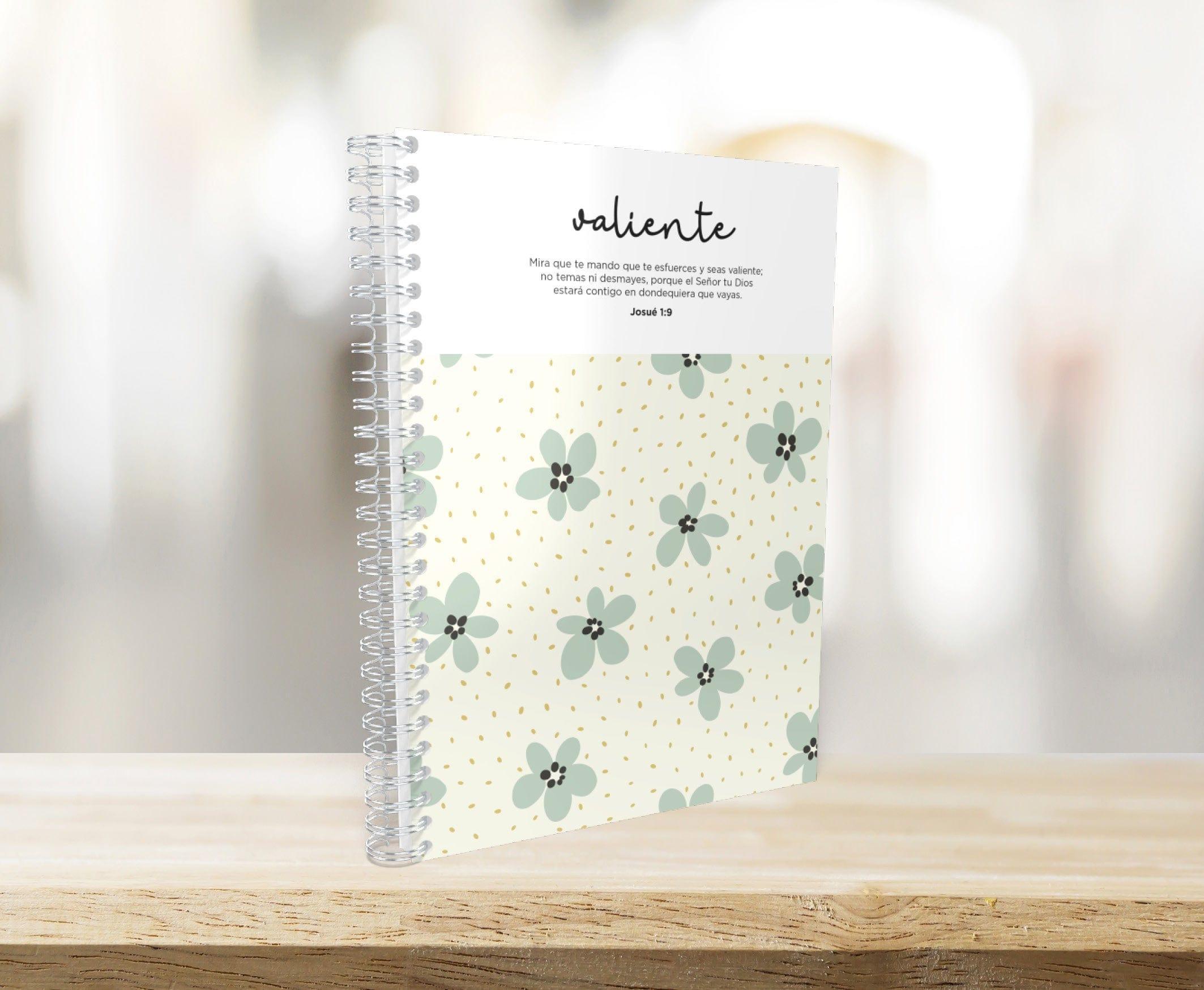 Valiente - Libretas Lineas Flores II - Pura Vida Books